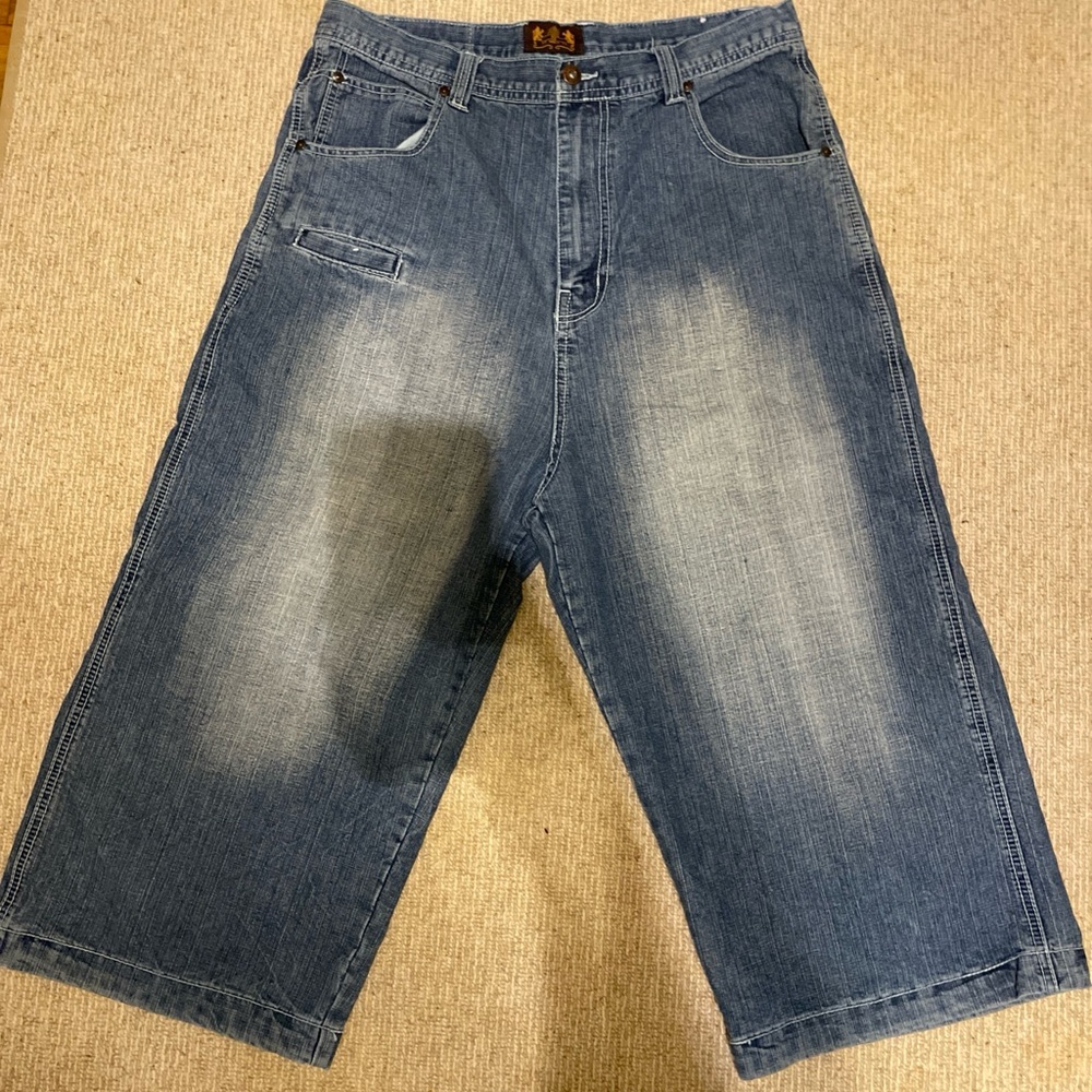 JP mark jeans co Light Blue Washed Denim Shorts SZ 36